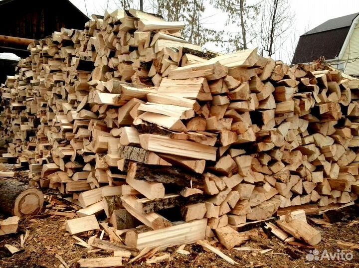 Дрова березовые наколотые
