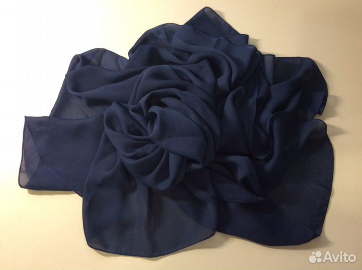 Воздушный платок-парео цвета ночного неба