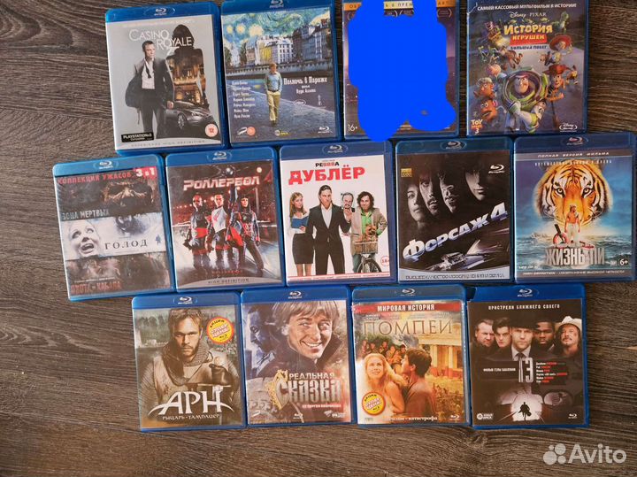 Blu ray фильмы диски 21шт