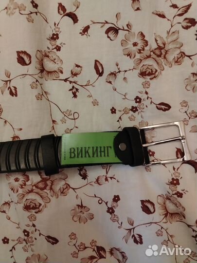 Мужской кожаный ремень 105 на 3 см