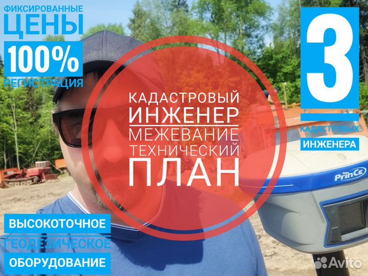 Вынос границ в натуру, Межевание, Тех. План
