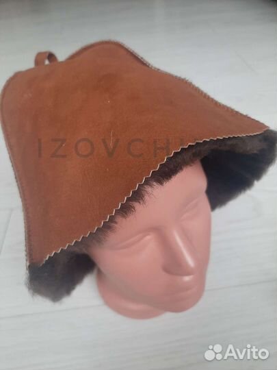 Шапка для бани из овчины