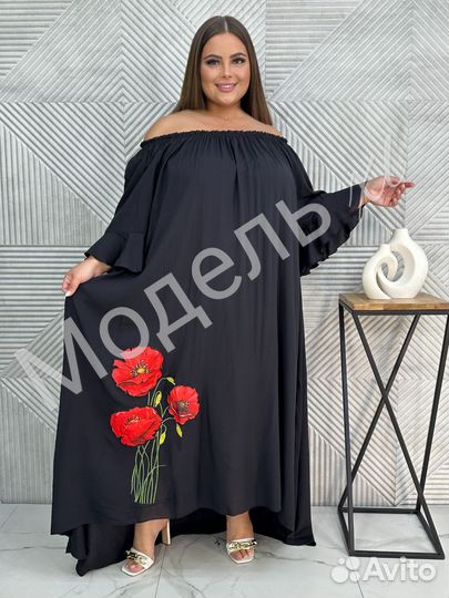 Стильные платья оверсайз 60-64,62-66,64-68,66-70