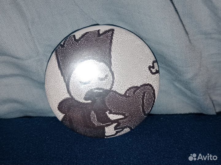 Значки на заказ по фото 44 мм