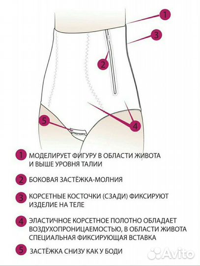 Бандаж послеродовой 108