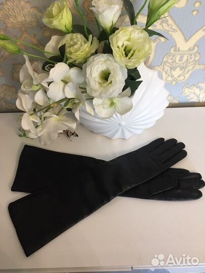 Перчатки кожаные Италия