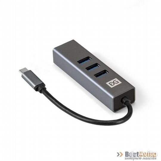 Концентратор ExeGate DUB-4TC USB Type C- 4xUSB3.0