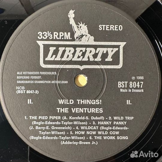 The Ventures – Wild Things (Дания 1966г.)