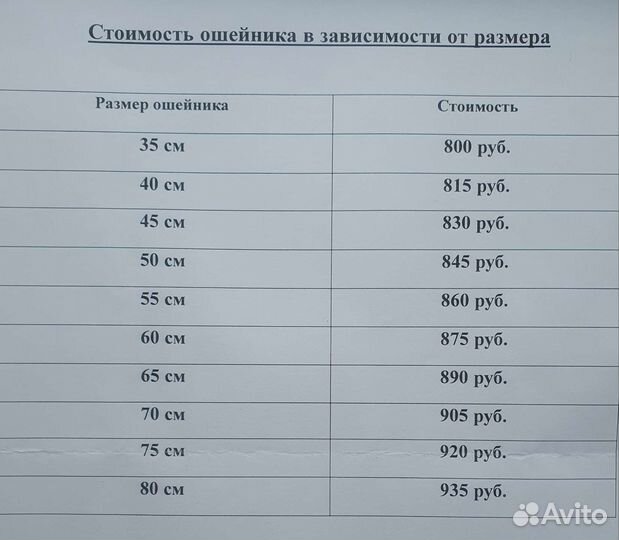 Ошейник-удавка из паракорда на заказ