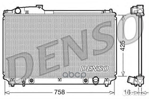 Радиатор системы охлаждения DRM51003 Denso