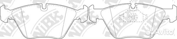 Колодки тормозные дисковые передние NiBK PN0027