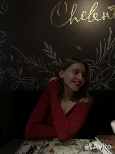 Красный джемпер женский размер xs