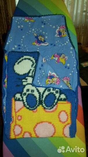 Вязаный конверт на выписку