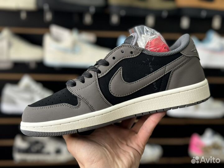 Кроссовки Nike air jordan 1 low travis scott