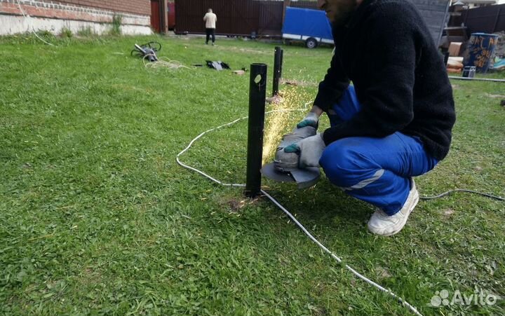 Установка винтовых свай