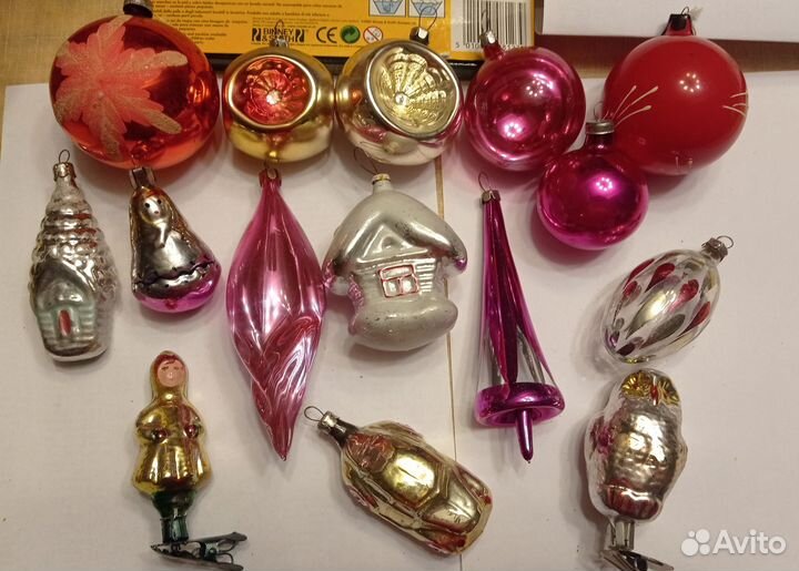 Елочные игрушки СССР
