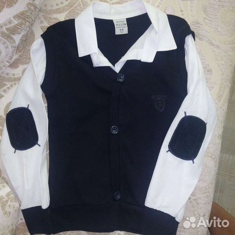 Рубашка с жилетом