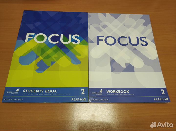 Английский Focus Pearson Level 2 SB+WB original