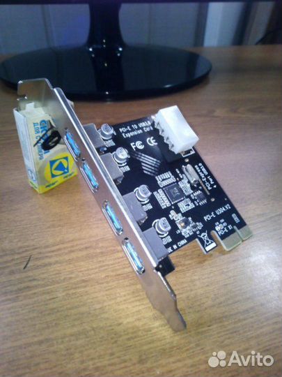 Контроллер PCI-E, USB 3.0 4 внеш. порта