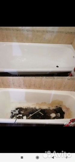 Реставрация ваннв Ин жидкий акрил/литьевой мрамор