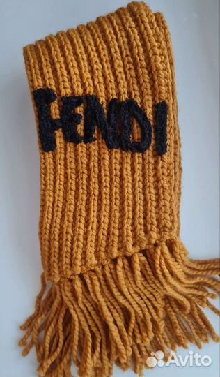 Вязаный комплект шарф + повязка
