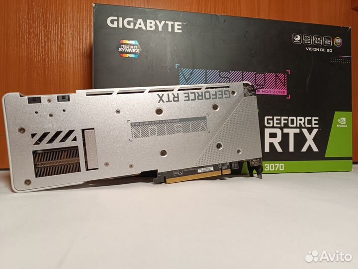 Видеокарта RTX 3070 gigabyte vision OC 8гб