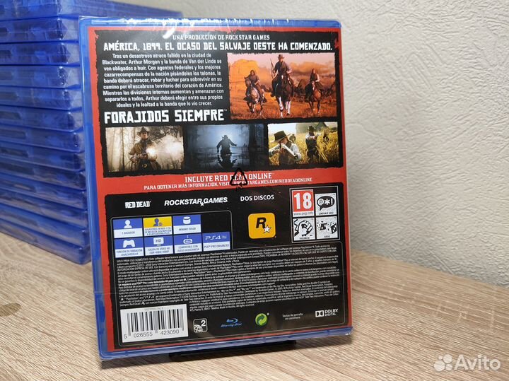 Новый диск Red Dead Redemption 2 PS4, PS5 Русс
