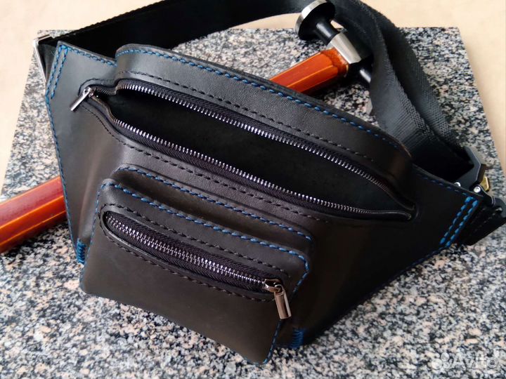 Поясная сумка бананка ручная работа