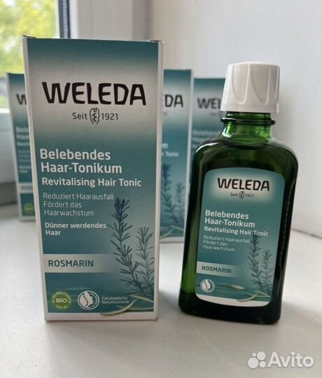 Тоник для волос weleda с розмарином