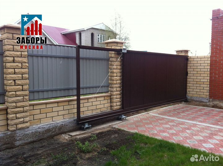 Откатные ворота 