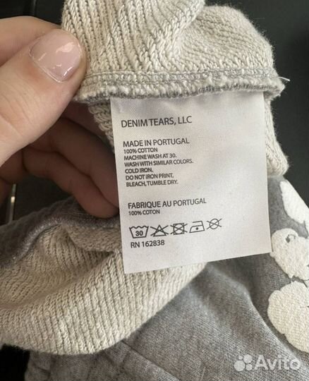 Denim tears штаны grey Оригинал