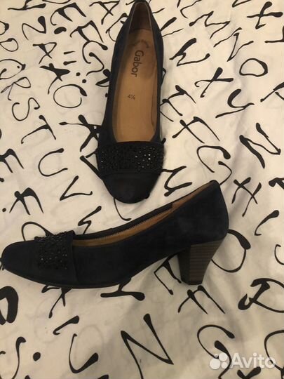 Туфли замшевые Gabor 37,5