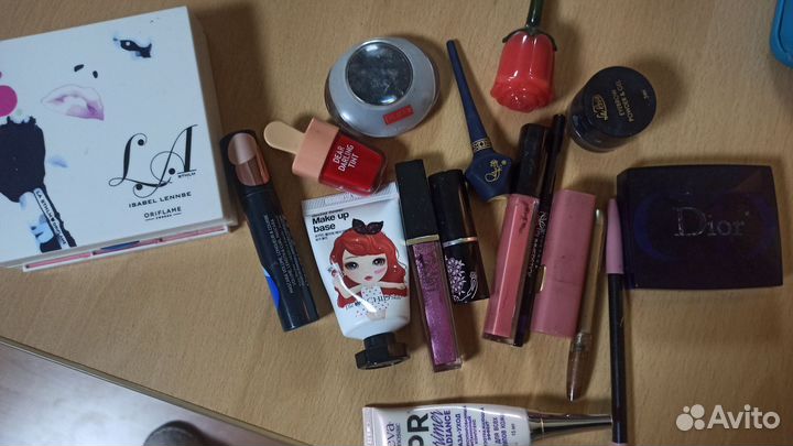 Набор старой косметики пакетом бу