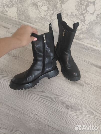 Ботинки демисезонные женские натуральная кожа