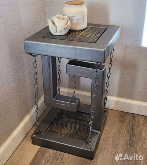 Подстолье / дровница / мебель лофт из металла