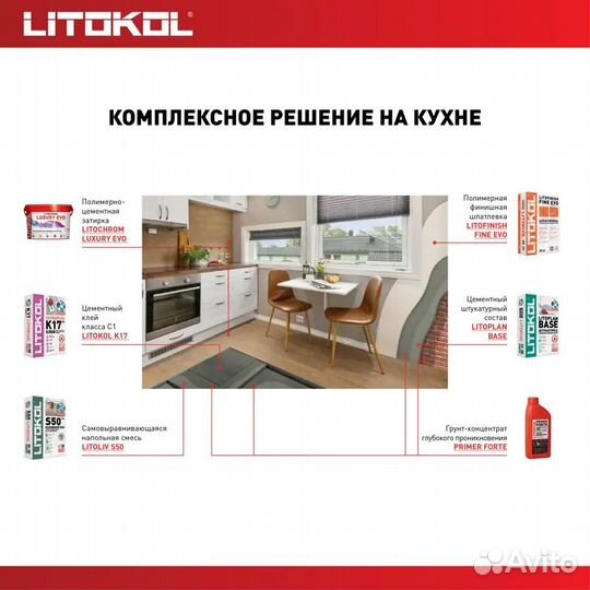 Наливной пол Litokol Litoliv S50 20 кг