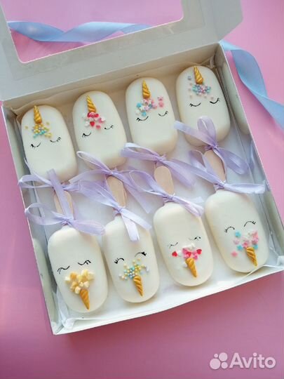 Чизкейк-эскимо Единороги