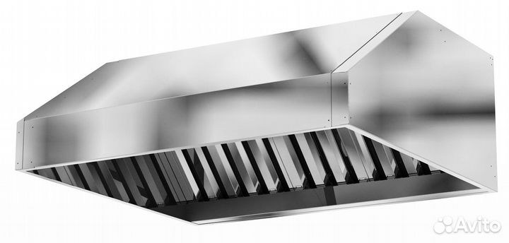 Зонт вытяжной для ресторана, 350x700x2000