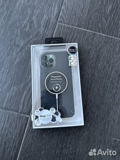 Чехол для iPhone 12 pro max новый прозрачный