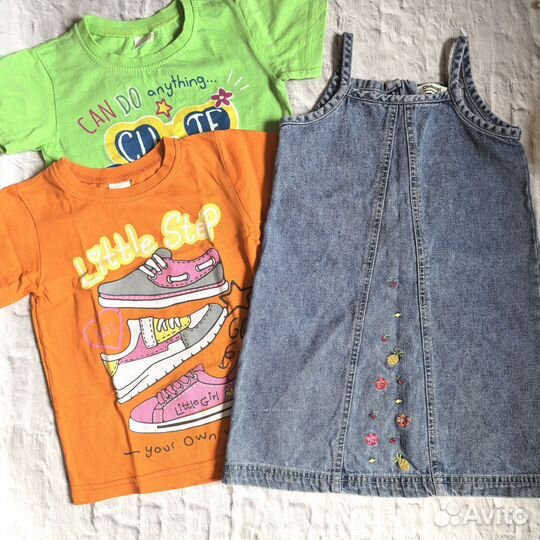 Вещи для девочки 98-104 пакетом