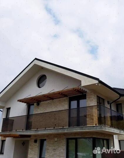 Стеклянные перила для лестниц