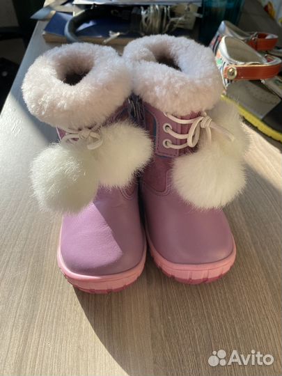 Сапоги зимние для девочки 21
