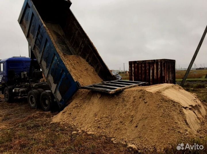 Песок крупный