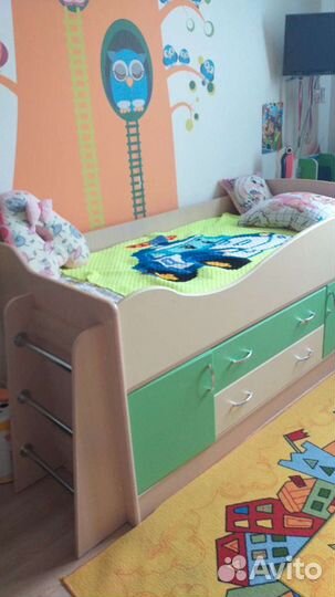 Детская кровать чердак