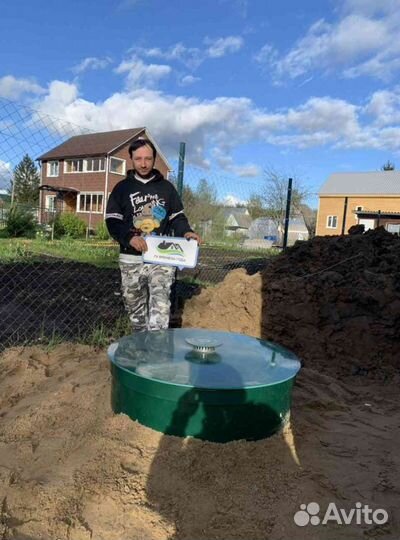 Установка автономной канализации, септики под ключ