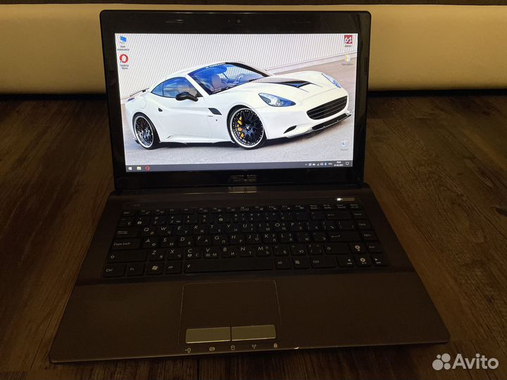 Мощный Ноутбук Asus 14 нов SSD/i5-2430/3 часа/6 Gb