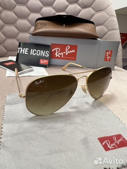 Солнцезащитные очки ray ban aviator 3025 001/4I