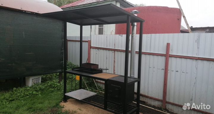 Мангал С крышей