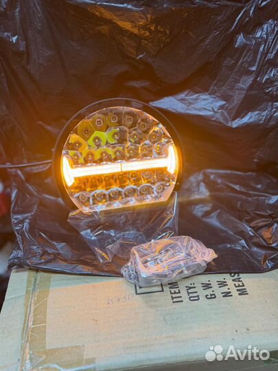 Светодиодные фары универсальная грузовые 12-24v