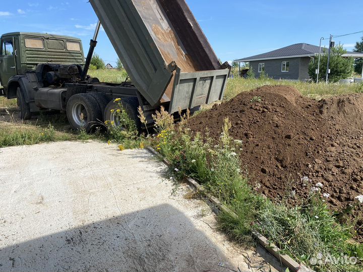 Грунт отсыпка участка Планировка Расчистка
